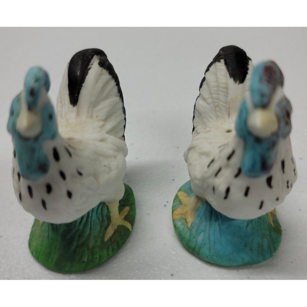 Vintage Porcelain Chicken Salt And Pepper Set Japan Very Old